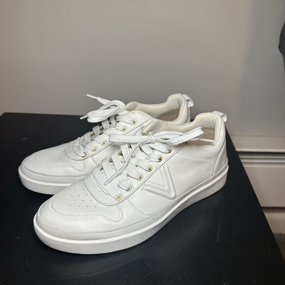 Vionic Womens Size 8.5 Wide Elise White Casual Leather Sneakers - Picture 7 of 16